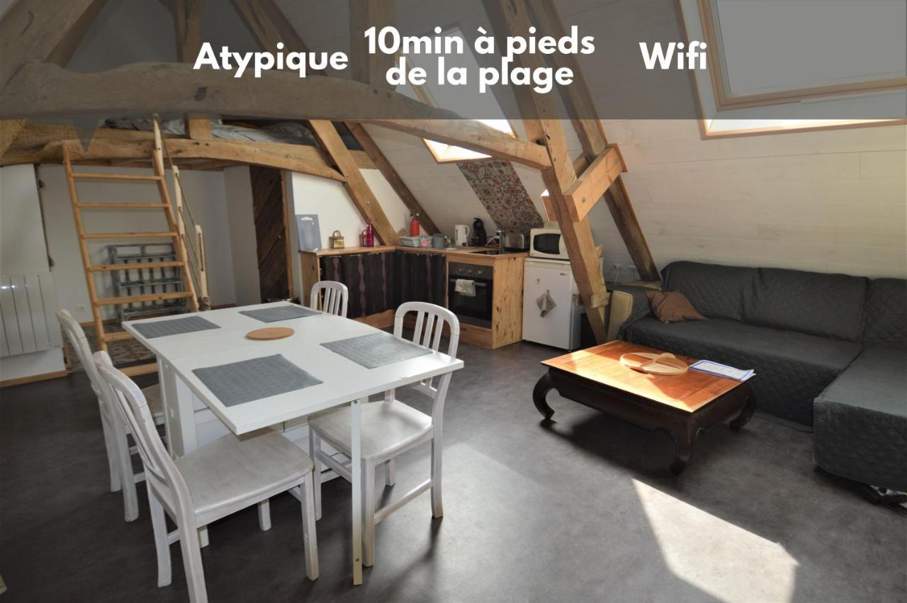 Studio de charme en bord de mer - Wifi Luc-sur-Mer Eksteriør bilde